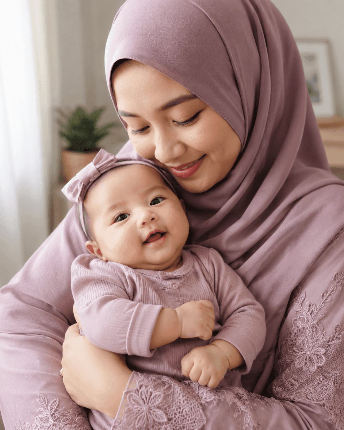 Ibu peluk anak